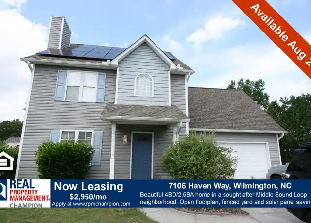 Property at 7106 Haven Way, Wilmington, NC, 28411, 4 beds, 2.5 baths, [object Object]
