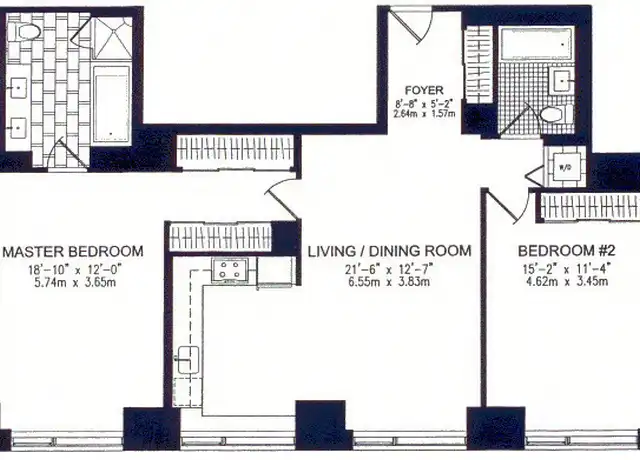 Property at 200 Chambers St Unit 10B, New York, NY, 10007, 2 beds, 2 baths, [object Object]