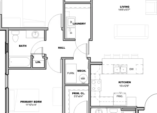 Property at 1107 S 44th Pl Unit 102, Cumming, IA, 50061, 2 beds, 2 baths, [object Object]