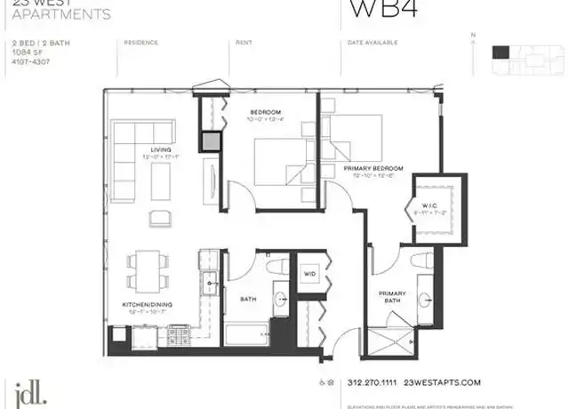 Property at 23 W Chicago Ave Unit 4307, Chicago, IL, 60654, 2 beds, 2 baths, [object Object]
