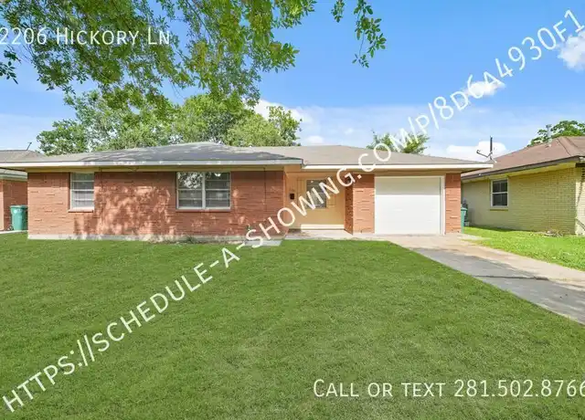 Property at 2206 Hickory Ln, Pasadena, TX, 77502, 3 beds, 1 bath, [object Object]