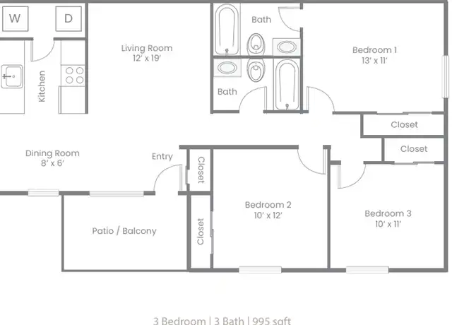Property at 18 Old Yellow Springs Rd Unit 2131-13, Fairborn, OH, 45324, 1 bed, 1 bath, [object Object]