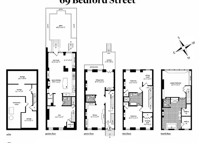Property at 69 Bedford St, New York, NY, 10014, 3 beds, 2.5 baths, [object Object]