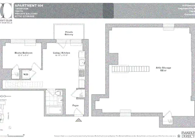 Property at 41-17 Crescent St Unit 14H, Long Island City, NY, 11101, 2 beds, 1.5 baths, [object Object]