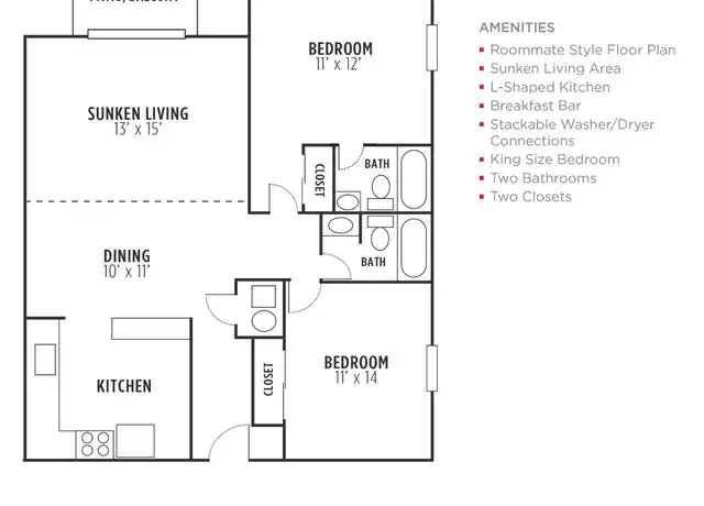 Property at 2990 Santiago Dr, Florissant, MO, 63033, 2 beds, 2 baths, [object Object]