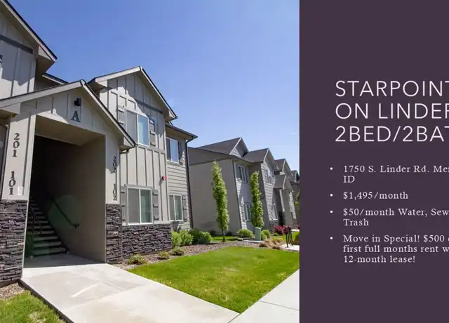 Property at Lease Up Special and Security Deposit financing included! 2 Bedroom, 2 Bathroom Apartment in Meridia - 1750 S Linder Rd, Meridian, ID, 83642, 2 beds, 2 baths, [object Object]