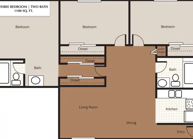 Property at 5249 Wren Ave Unit C1-1100 sqft 3x2, El Paso, TX, 79924, 3 beds, 2 baths, [object Object]