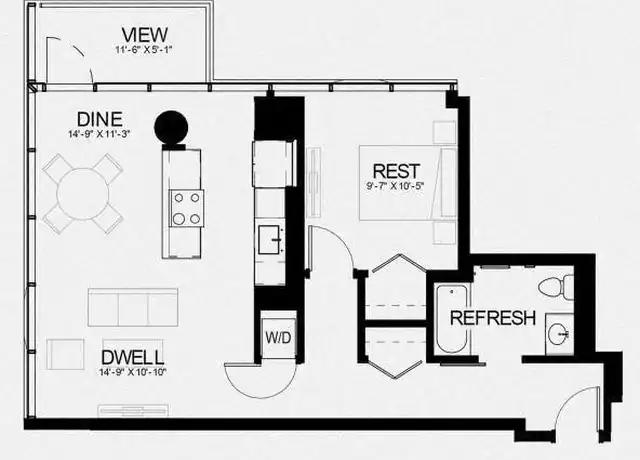 Property at 8 E Huron St Unit 704, Chicago, IL, 60611, 1 bed, 1 bath, [object Object]