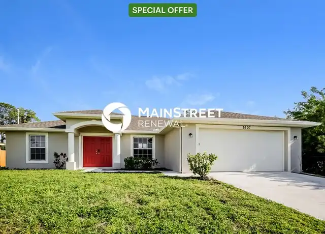 Property at 3607 75th St W, Lehigh Acres, FL, 33971, 4 beds, 2 baths, [object Object]