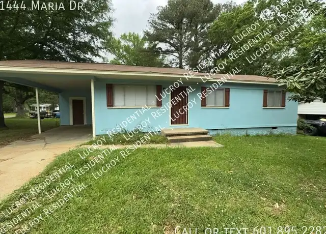 Property at 1444 Maria Dr, Jackson, MS, 39204, 3 beds, 1 bath, [object Object]