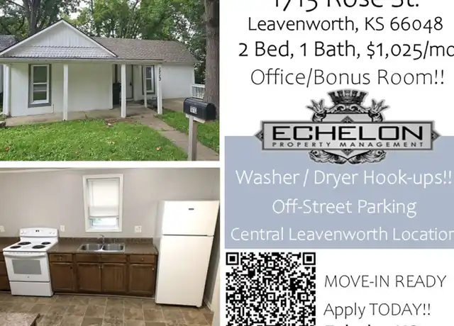 Property at 1713 Rose St, Leavenworth, KS, 66048, 2 beds, 1 bath, [object Object]