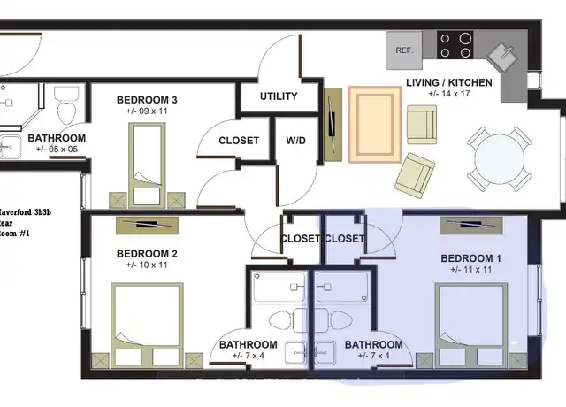Property at 3718 Haverford Ave Unit 2R, Philadelphia, PA, 19104, 1 bed, 1 bath, [object Object]