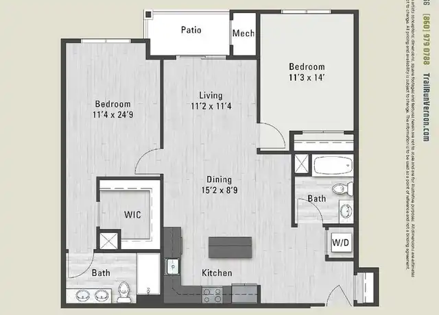 Property at 2 Trail Run Unit 1107, Vernon, CT, 06066, 2 beds, 2 baths, [object Object]