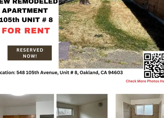 Property at 548 105th Ave Unit 8, Oakland, CA, 94603, 2 beds, 1 bath, [object Object]