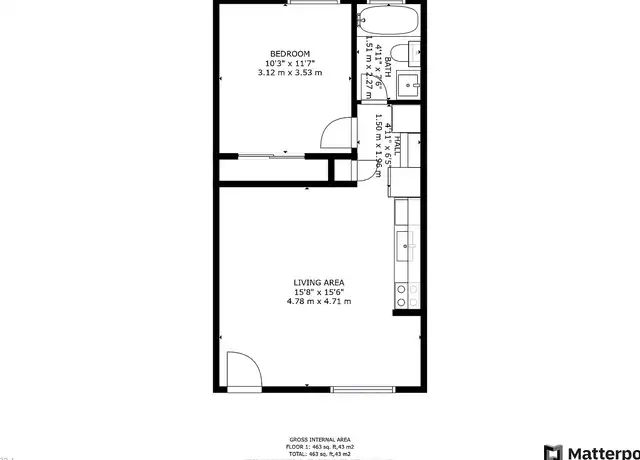 Property at Miner Court - 335 N Sherman St, Denver, CO, 80203, 2 beds, 1 bath, [object Object]