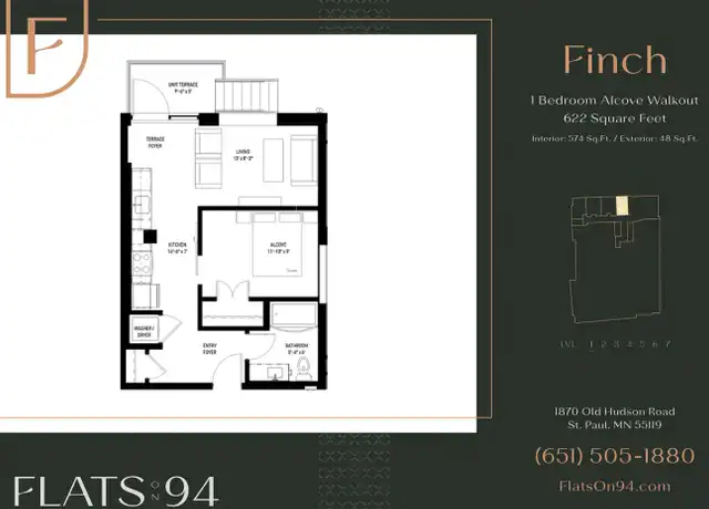 Property at 1870 Old Hudson Rd Unit 107 Finch, St Paul, MN, 55119, 0 beds, 1 bath, [object Object]