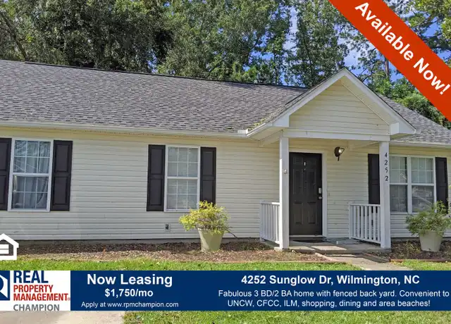 Property at 4252 Sunglow Dr, Wilmington, NC, 28405, 3 beds, 2 baths, [object Object]