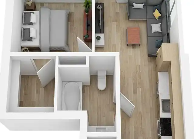 Property at Secoya Apartments - 3067 Fifth Ave, San Diego, CA, 92103, 0 beds, 1 bath, [object Object]