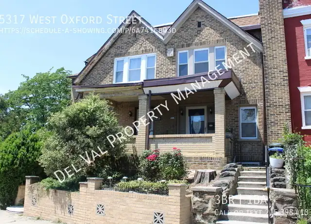 Property at 5317 W Oxford St, Philadelphia, PA, 19131, 3 beds, 1 bath, [object Object]
