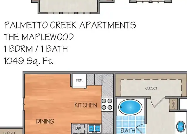 Property at 5101 Citrus Blvd Unit 266, Elmwood, LA, 70123, 1 bed, 1 bath, [object Object]