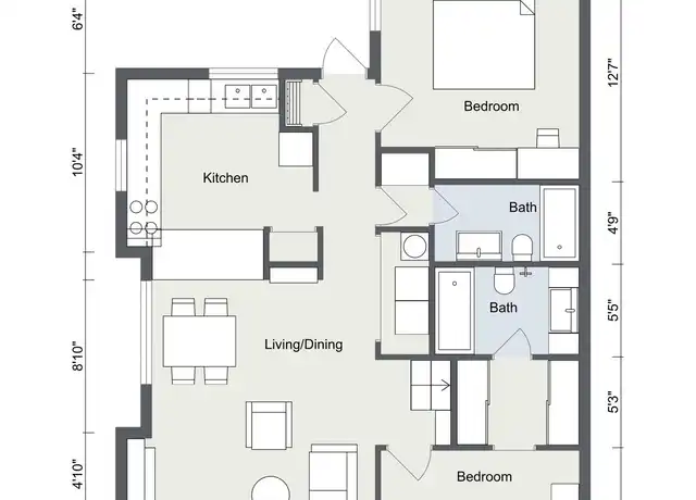 Property at 4410 SW 107th Ave, Beaverton, OR, 97005, 2 beds, 2 baths, [object Object]