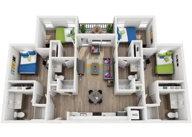 Property at 1493 Osage St Unit 580-D, Denver, CO, 80204, 1 bed, 1 bath, [object Object]