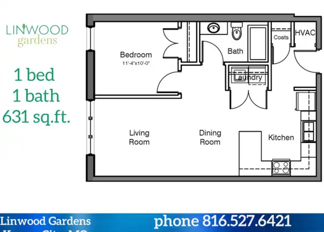 Property at 3230 Michigan Ave Unit 206, Kansas City, MO, 64109, 1 bed, 1 bath, [object Object]