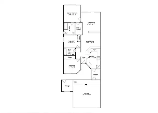 Property at 933 S Banning St, Gilbert, AZ, 85296, 3 beds, 2 baths, [object Object]