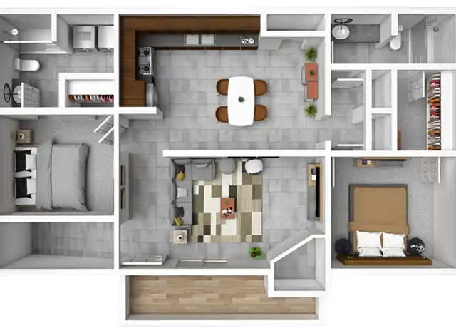 Property at Harbortown Apartments - 9608 Meandering Way, Fort Smith, AR, 72903, 2 beds, 2 baths, [object Object]