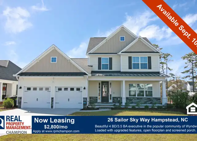 Property at 26 Sailor Sky Way, Hampstead, NC, 28443, 4 beds, 3.5 baths, [object Object]