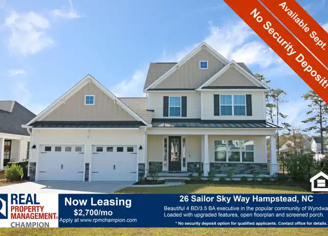 Property at 26 Sailor Sky Way, Hampstead, NC, 28443, 4 beds, 3.5 baths, [object Object]