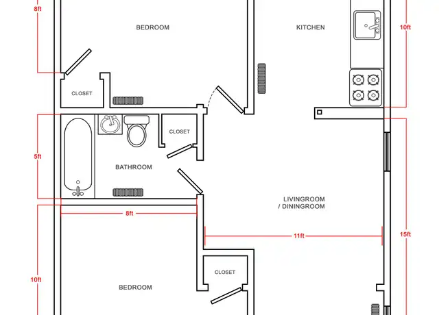 Property at 578 2nd St Unit 1, Pitcairn, PA, 15140, 2 beds, 1 bath, [object Object]