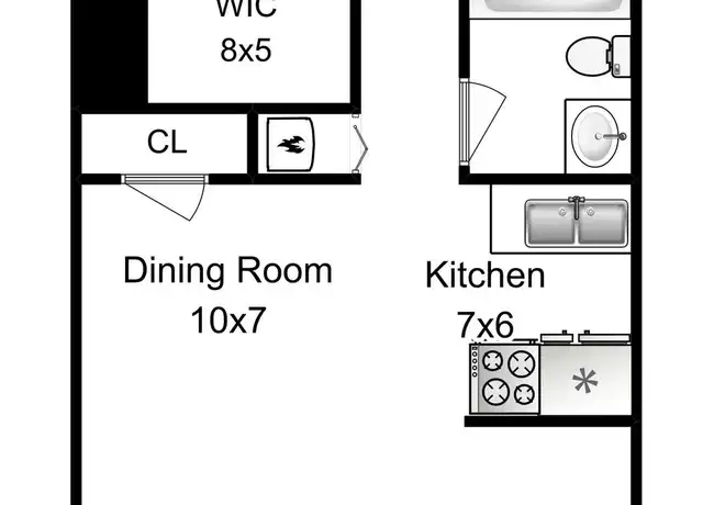 Property at 6423 Kennedy Ave, Hammond, IN, 46323, 1 bed, 1 bath, [object Object]