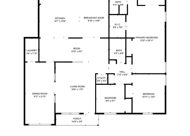 Property at 1811 E Auburn St, Lubbock, TX, 79403, 3 beds, 2 baths, [object Object]