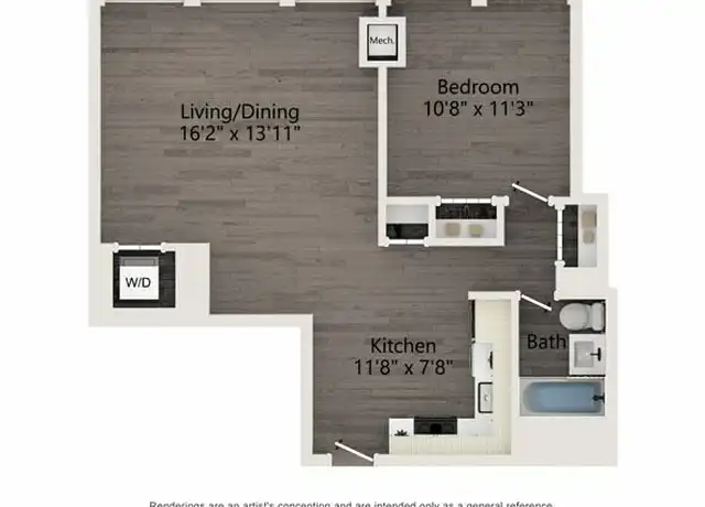 Property at 1922 W Ogden Ave Unit 1614, Chicago, IL, 60612, 1 bed, 1 bath, [object Object]