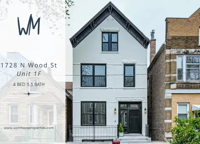 Property at 1728 N Wood St Unit 1F, Chicago, IL, 60622, 4 beds, 3.5 baths, [object Object]