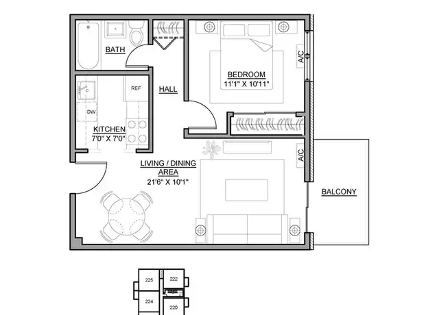 Property at 370 Park St Unit 218, Hackensack, NJ, 07601, 1 bed, 1 bath, [object Object]