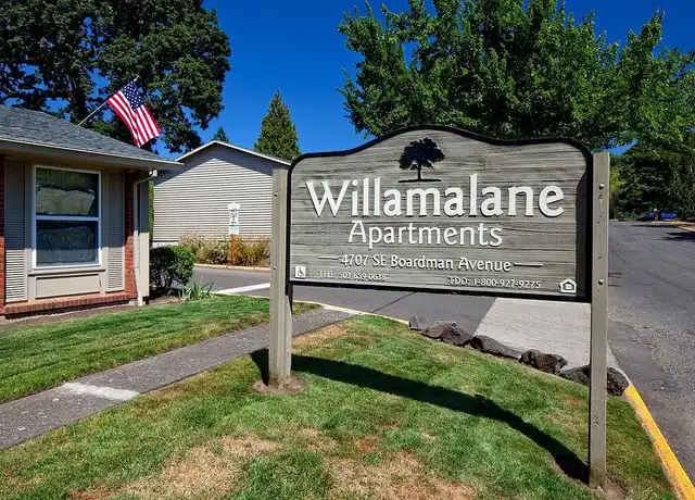 Property at Willamalane Apartments - 4707 SE Boardman Ave, Portland, OR, 97267, 2 beds, 1 bath, [object Object]