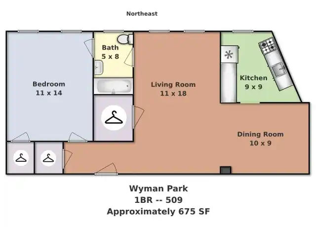 Property at 3925 Beech Ave Unit 509, Baltimore, MD, 21211, 1 bed, 1 bath, [object Object]