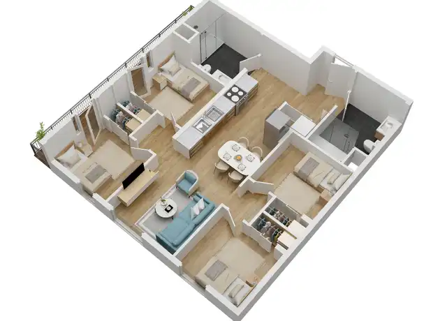 Property at 1192 W 35th St Unit 305, Los Angeles, CA, 90007, 4 beds, 2 baths, [object Object]