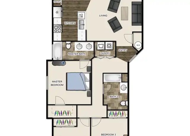 Property at 2301 NE 81st St Unit D30, Vancouver, WA, 98665, 3 beds, 2 baths, [object Object]