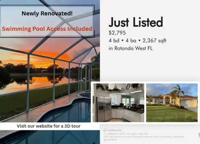 Property at 40 Pine Valley Ct, Rotonda West, FL, 33947, 4 beds, 4 baths, [object Object]