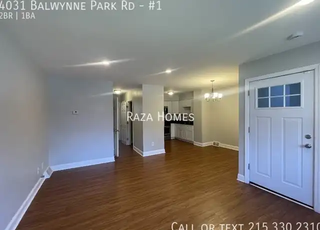 Property at 4031 Balwynne Park Rd Unit 1, Philadelphia, PA, 19131, 2 beds, 1 bath, [object Object]