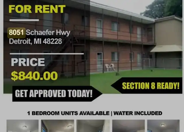 Property at 8051 Schaefer Hwy Unit 5, Detroit, MI, 48228, 1 bed, 1 bath, [object Object]