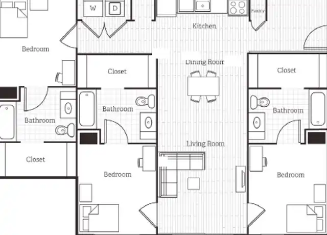 Property at 680 6th Ave NE Unit C1, Tuscaloosa, AL, 35404, 3 beds, 3 baths, [object Object]