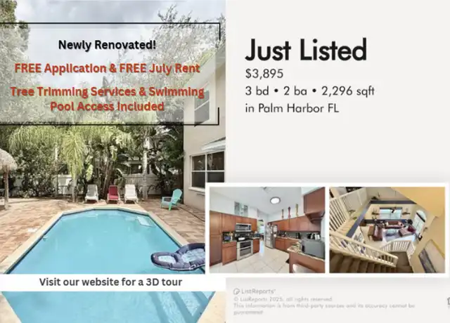 Property at 1966 Fishermens Bnd, Palm Harbor, FL, 34685, 3 beds, 2 baths, [object Object]