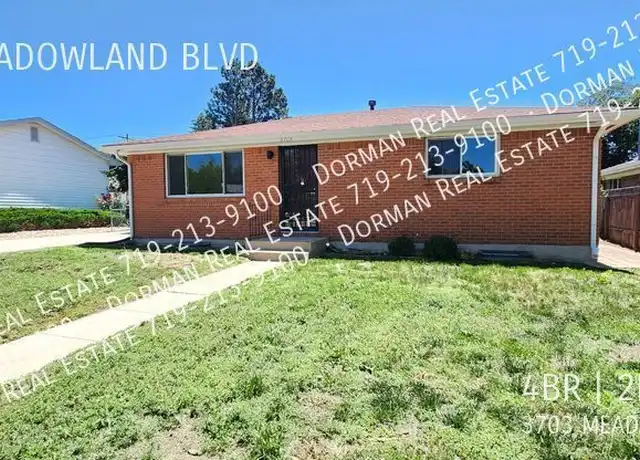 Property at 3703 Meadowland Blvd, Colorado Springs, CO, 80918, 4 beds, 2 baths, [object Object]