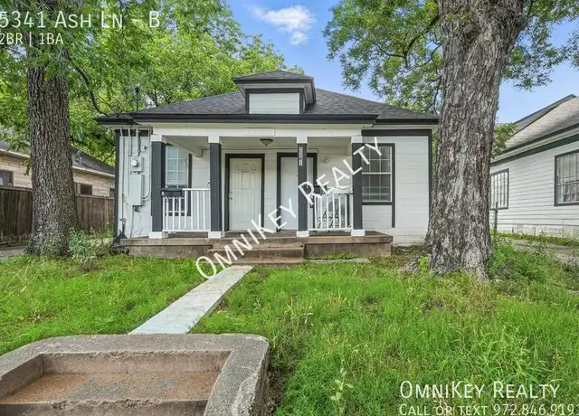 Property at 5341 Ash Ln Unit B, Dallas, TX, 75223, 2 beds, 1 bath, [object Object]