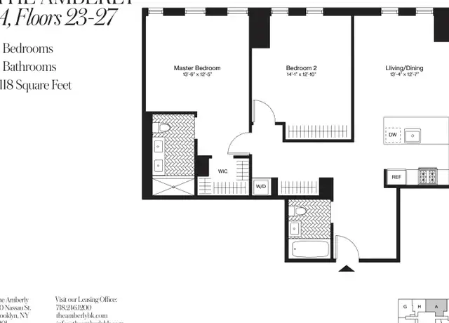 Property at 120 Nassau St Unit 25-A, Brooklyn, NY, 11201, 2 beds, 2 baths, [object Object]