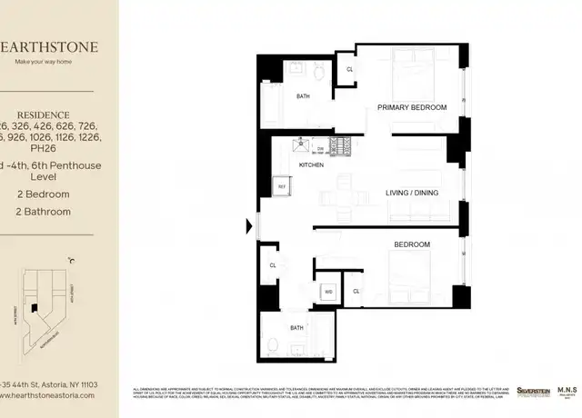 Property at 3435 44th St Unit 426, Queens, NY, 11101, 2 beds, 2 baths, [object Object]
